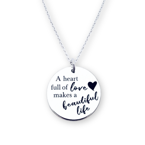 Colier argint personalizat - A Heart full of Love [1]