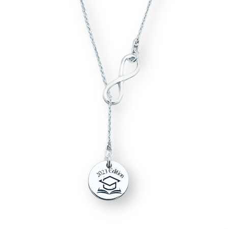 Lantisor argint personalizat asimetric dama gravat Cadou Absolvire [1]