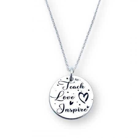 Colier argint personalizat - cadou doamna profesoara [1]