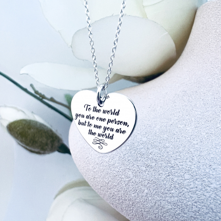 Lantisor Personalizat Argint - Cadou pentru Mama [3]