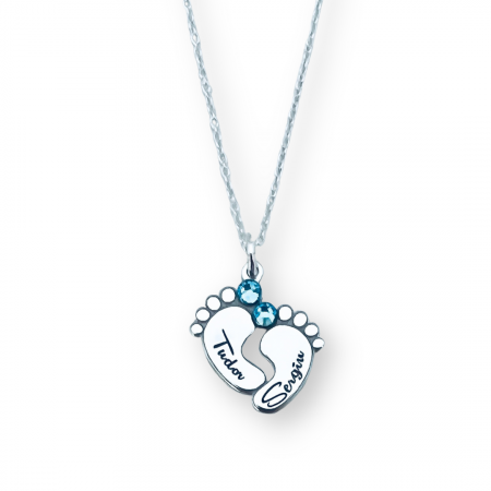 Colier Talpite Bebe Personalizat Argint [1]