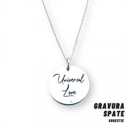 Lantisor argint personalizat - Universal Love [4]