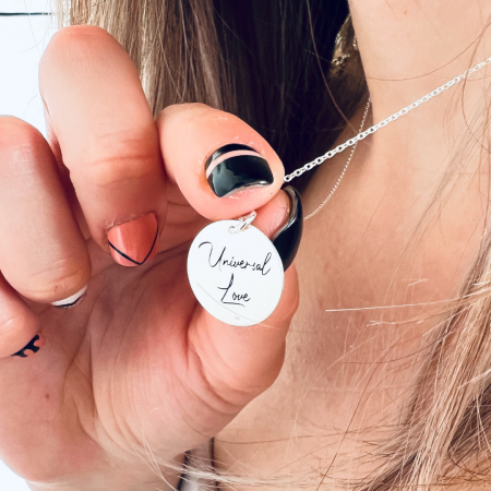 Lantisor argint personalizat - Universal Love [2]