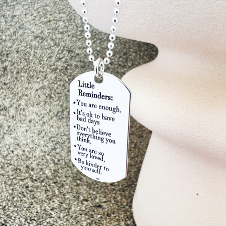 Colier argint barbati, placuta Army personalizata Little reminders [1]