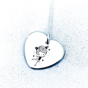 Colier Argint Inimioara Personalizat