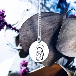 Lantisor personalizat argint Feciara si Pruncul Personally ME [1]