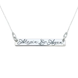 Lantisor argint gravat cu mesaje To The Moon [1]