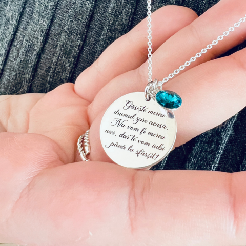 Colier personalizat argint - Cadou pentru o adolescenta [2]