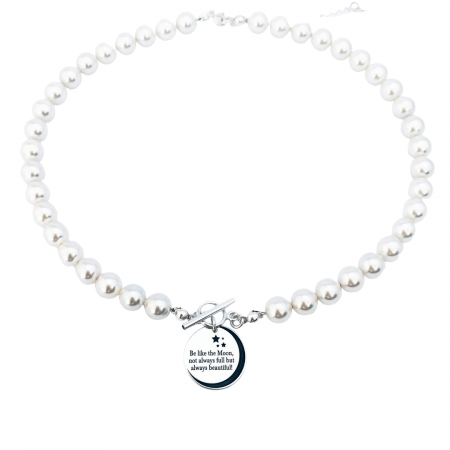 Colier cu perle Swarovski si pandantiv argint - Personally ME [1]