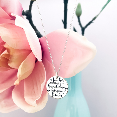 Colier personalizat argint gravat cadou invatatoare Personally ME [2]