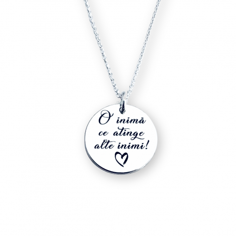 Colier personalizat din argint - ...O inima [1]