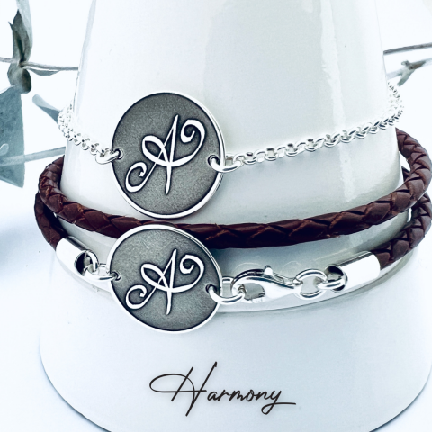 Bratara argint personalizata pentru dama - Harmony [2]