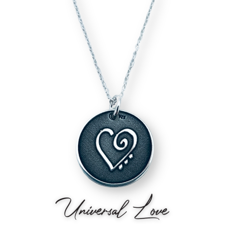Lantisor personalizat din argint Universal Love [0]