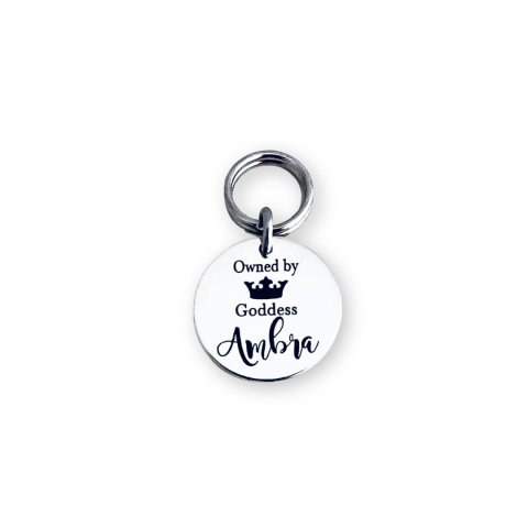 Medalion Personalizat din Argint pentru Animăluț – Cu Nume și Număr Telefon [1]