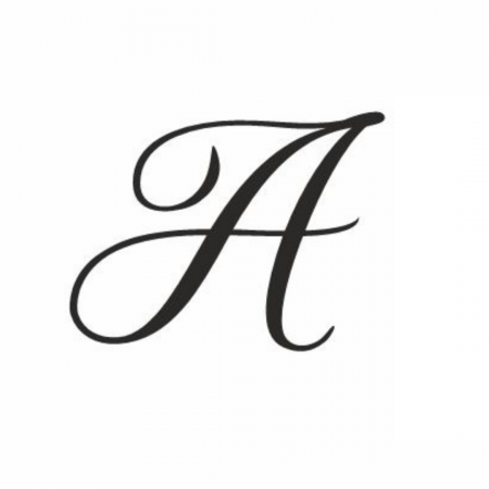 Reduceri bijuterii argint - Monograma A (varianta 2)