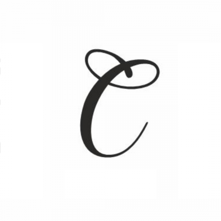 Reduceri bijuterii argint - Monograma C (varianta 2)