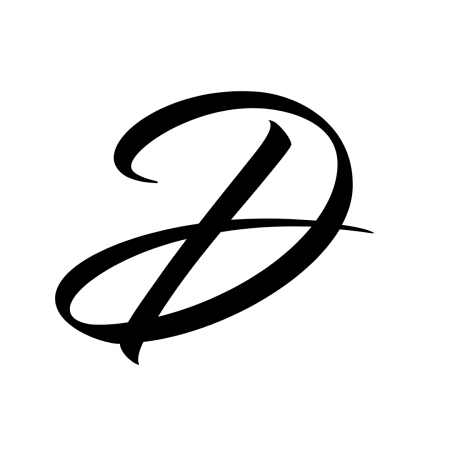 Reduceri bijuterii argint - Monograma D (varianta 1)