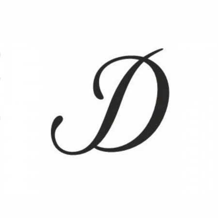 Reduceri bijuterii argint - Monograma D (varianta 2)