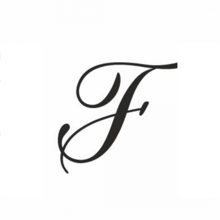 Reduceri bijuterii argint - Monograma F (varianta 2)