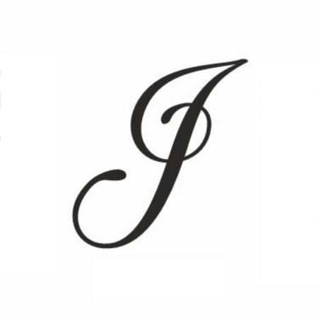 Reduceri bijuterii argint - Monograma J (varianta 2)