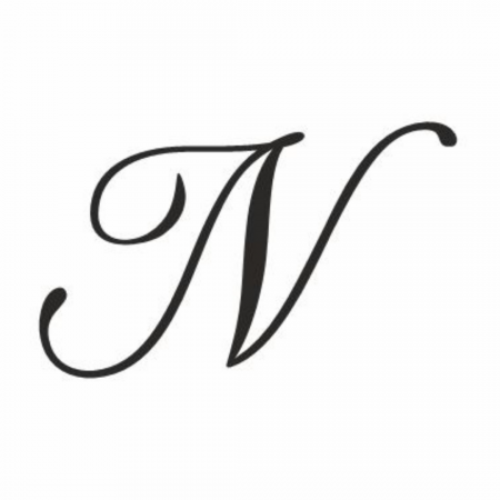 Reduceri bijuterii argint - Monograma N (varianta 2)