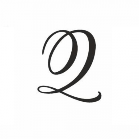 Reduceri bijuterii argint - Monograma Q (varianta 2)