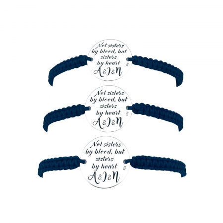 Set Bratari Personalizate Argint Sisters Forever Personally ME [1]