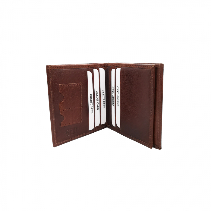 Portofel piele barbati slim maro Personal Style 00P005 [4]