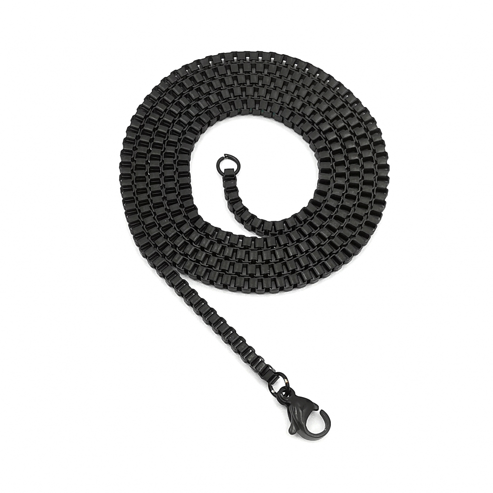 Lant Cruciulita Inox Auriu Negru Personal Style 00A316 [4]