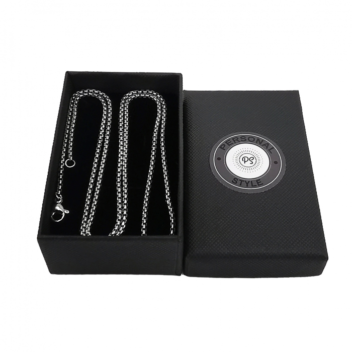 Lant inox colier pentru pandantive medalioane 60 cm 2 mm 02A003 Personal Style [3]