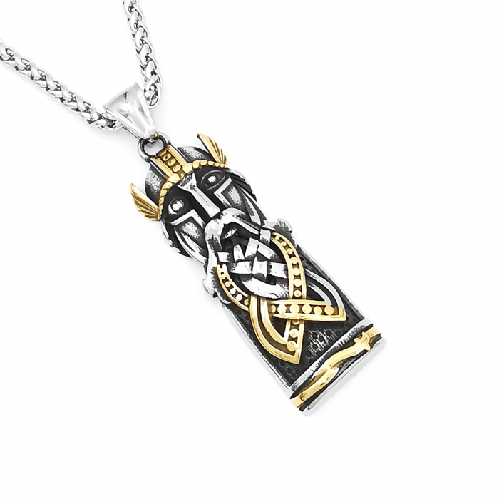Lant inox cu pandantiv Viking Odin Personal Style 00A334 [3]