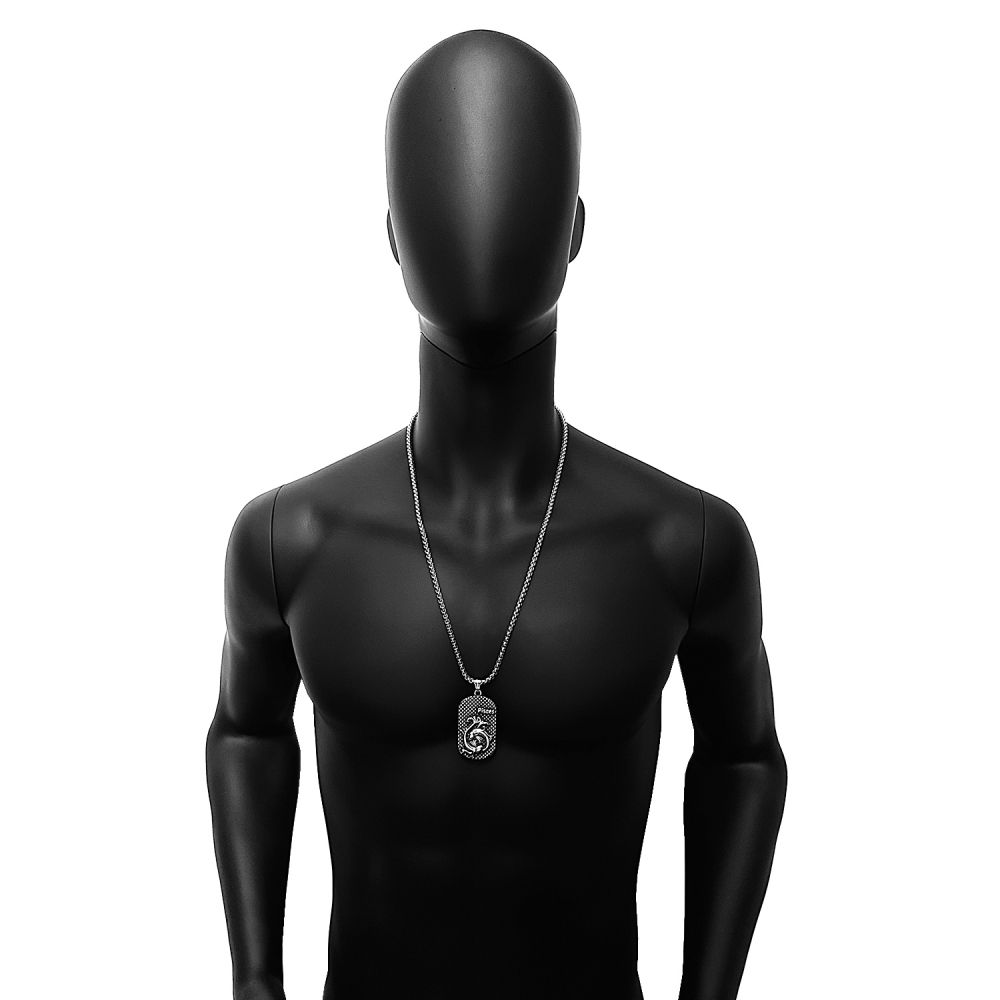 Lant Pandantiv Zodia Pesti Dog Tag Inox [2]