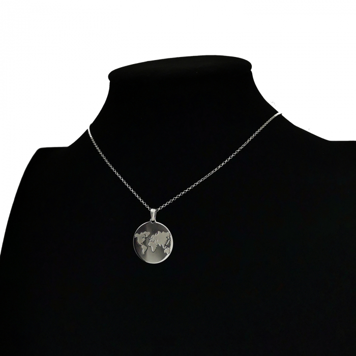 Lantisor Pandantiv Love Earth Argint Personal Style [5]