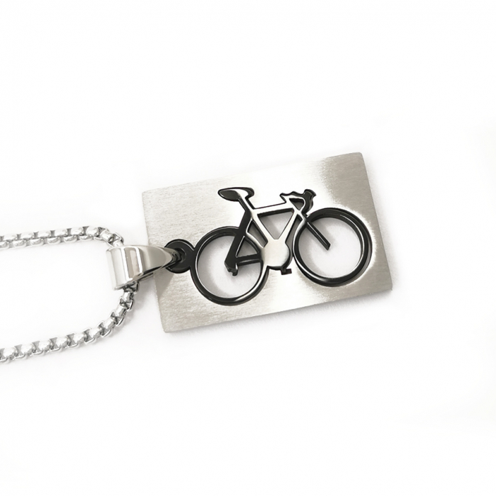 Lant Pandantiv Bicicleta Inox [2]