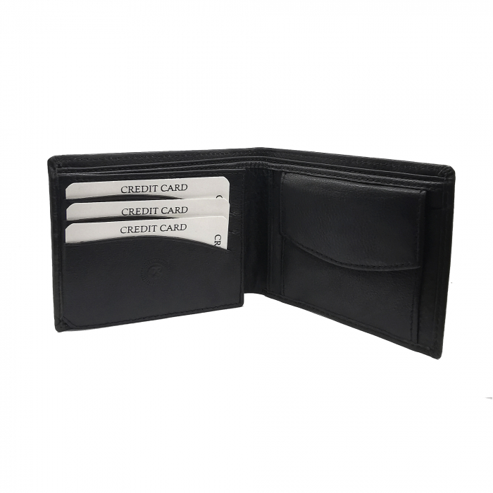 Portofel piele barbati negru Personal Style 00P004 [4]