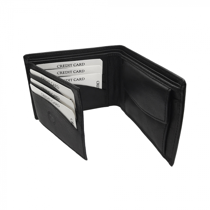 Portofel piele barbati negru Personal Style 00P004 [6]
