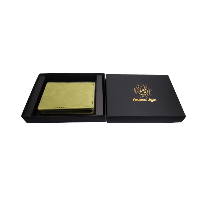 Portofel piele naturala port card RFID verde Personal Style 00P012 [2]