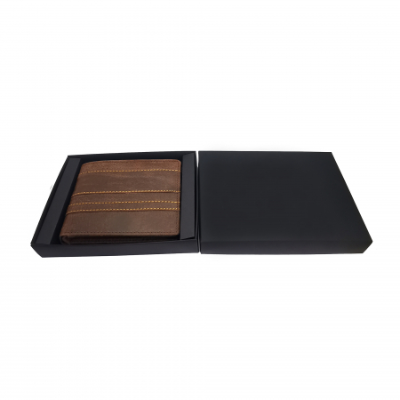 Portofel piele barbati maro RFID Personal Style 00P002 [4]