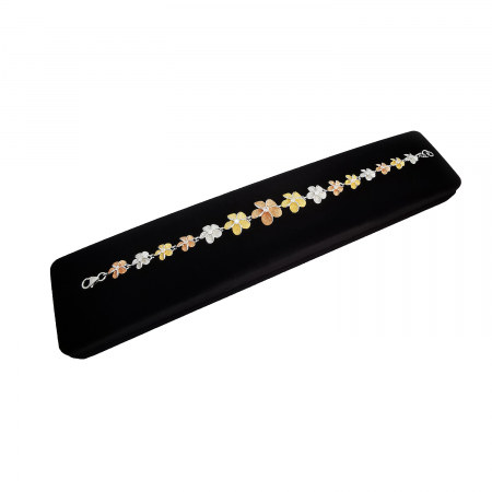 Bratara Argint 925 Elemente Placate Aur Galben Rosu Personal Style [2]