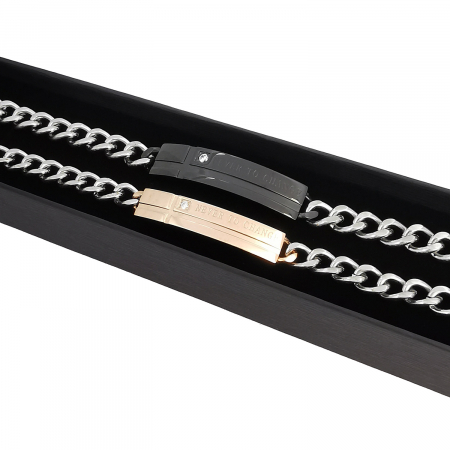 Bratari Cupluri Set Never To Change Inox Personal Style 04A252 [1]