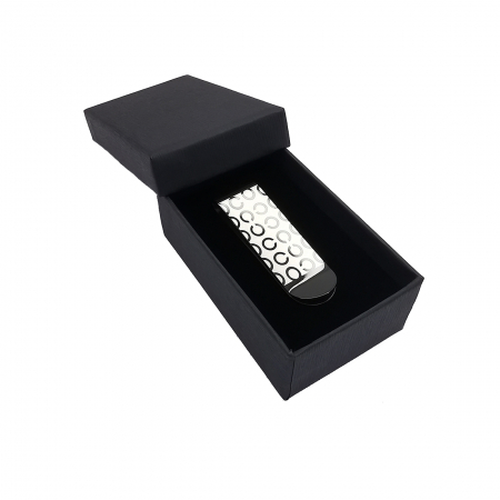 Clips Bancnote Negru Argintiu Inox PersonalStyle 00CB005 [2]