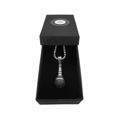 Lant Pandantiv Microfon Inox [1]