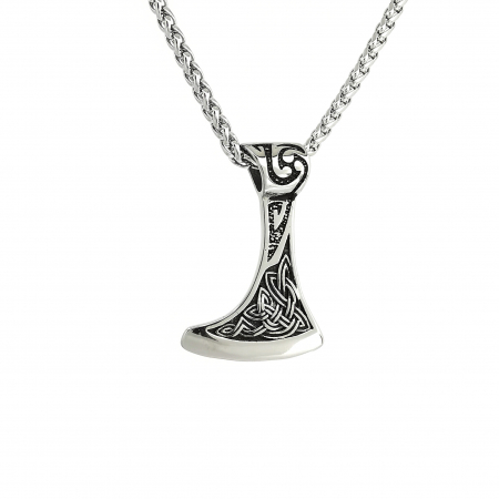Bijuterii Barbati - Lant Pandantiv Viking Ax Inox
