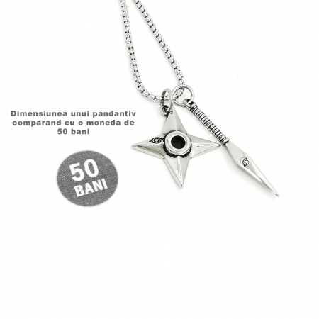 Lant Pandantiv Ninja Weapons Inox [2]