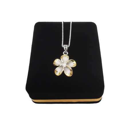 Lantisor Pandantiv Plumeria Argint 925 [1]