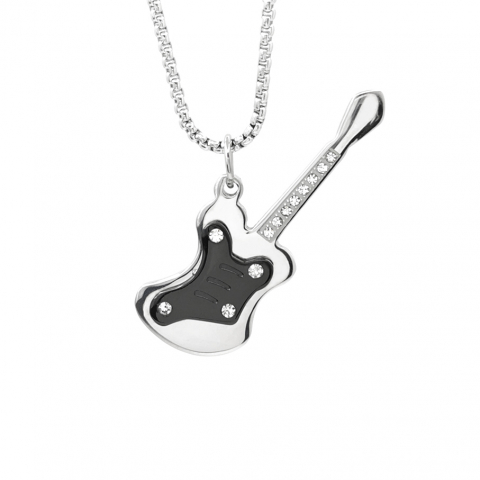 Pandantive - Lant Pandantiv Chitara Inox