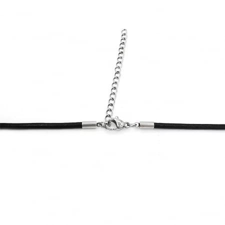 Pandantiv Colt de Rechin Inox cu Snur Piele Personal Style 00A006 [3]