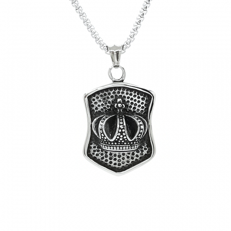 Lanturi barbati - Lant Pandantiv King Crown Inox