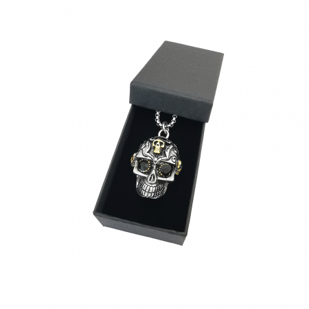 Lant Pandantiv Skull Inox [1]