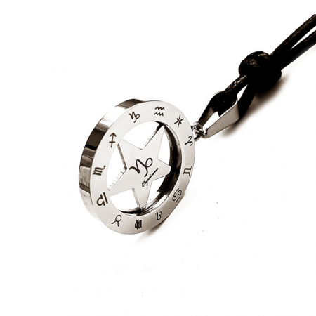 Medalioane - Pandantiv Zodia Capricorn Inox